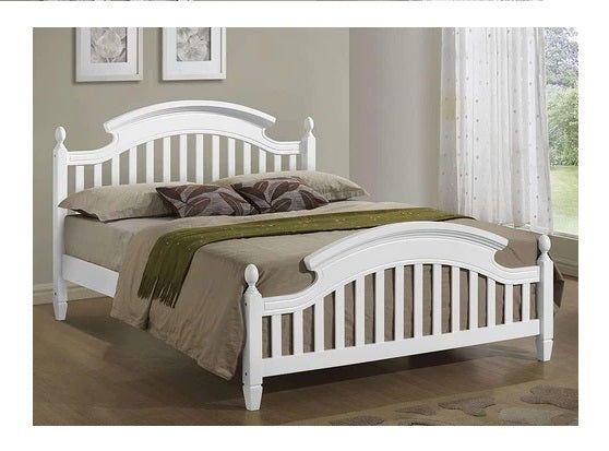 WoodCraft Stylish Classic Wooden Bed - Furnishiaa -  -